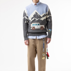 Jeep Jaquard Sweater