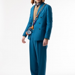 Flannel Petrol Blazer