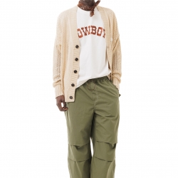 Perforated Cardigan Beige