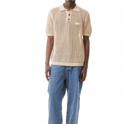 Perforated Polo Beige