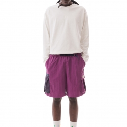 Nylon Cargo Shorts Violet