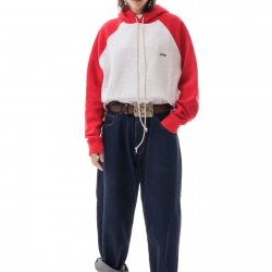 Bicolor Hoodie Grey/Red