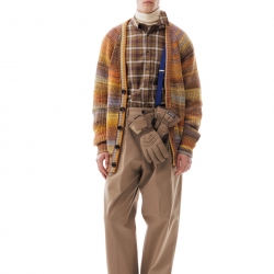 Multicolor Cardigan Yellow/Orange