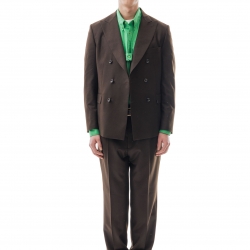ジャケット LE TWINS FW23 'Como' double-breasted blazer (COMO VERDE) Le Twins como double-breasted blazer - Green - Women | COMOVERDE