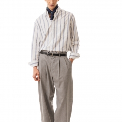 Jaquard Stripes Shirt 