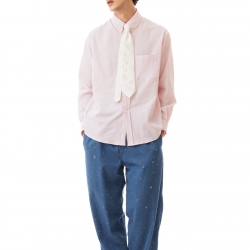 Seersucker Shirt Pink