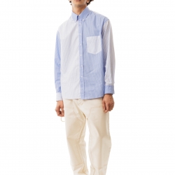 【KOOLOSET】Rolling Stripe Kitsch Shirt 추천] Rolling Stripe Kitsch Shirt (2color) - kooloset