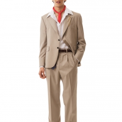 Stripes Beige Blazer