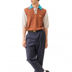 Stripes Navy Trousers