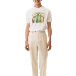 Misto Lino Cream Trousers