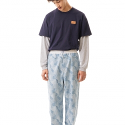 Patchwork Denim Pants 