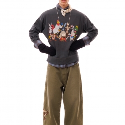 Looney Tunes Sweatshirt Dark Grey
