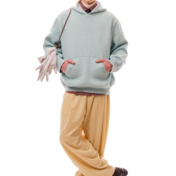 Hoodie Sweater Aqua Green