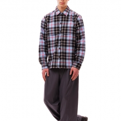 Flannel Check Overshirt