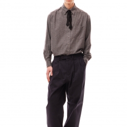 Gessato Flannel Shirt