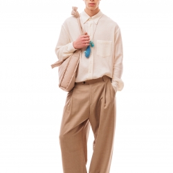 Seersucker Shirt Cream