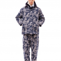 Patchwork Denim Work Jacket 