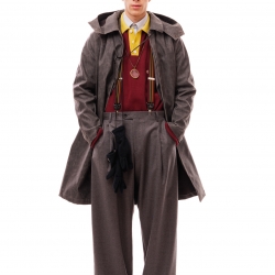 Coated Canvas Tranch Coat 