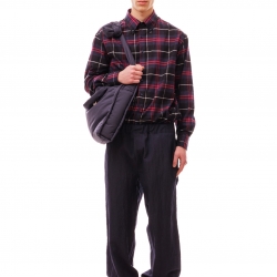 Wool-Nylon Pants Navy