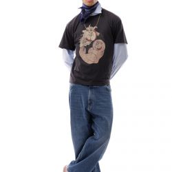 Tシャツ・カットソー Laneus SS23 Laneus T-shirts and Polos (91234 CC19BLACK) T-Shirt | LC23 Online Store