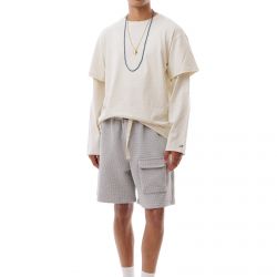Double Sleeve T-Shirt Cream