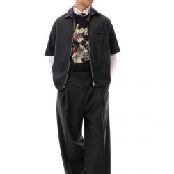 Gessato Lurex Zip Shirt 