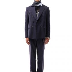 Gessato DB Blazer Navy-Green