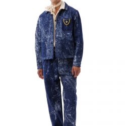 Dirty Canvas Work Jacket Blue