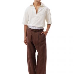 Nylon-Linen Pence Trousers