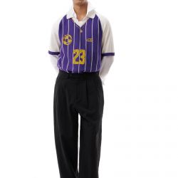 Seersucker Pence Trousers Black