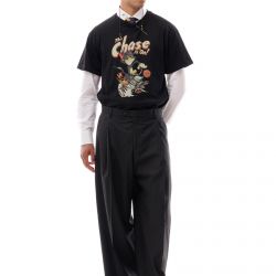 Gessato Lurex Pence Trousers