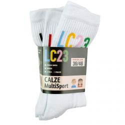 White 3 Pack Socks 