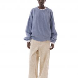 Rib Stitch Sweater Pale Blue