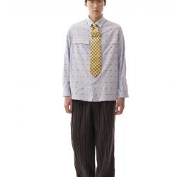 Embroidered Dogs Shirt