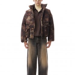 Camo Down Jacket