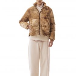 Fur Printed Down Jacket