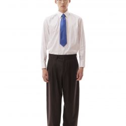 Gessato Trousers Brown