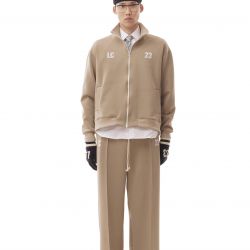 Football Track Pants Beige