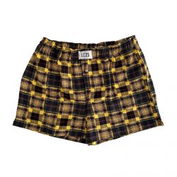 Patchwork Flannel Boxer Yellow