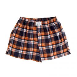 Check Flannel Boxer Orange