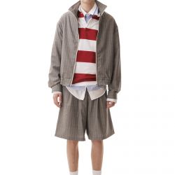 Gessato Track Jacket