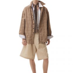 Check Brown Overshirt