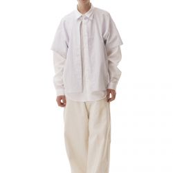 Double Stripes Shirt White