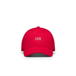 Micro Logo Baseball Cap Red