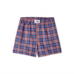 Check Boxer Blue