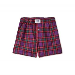 Check Boxer Purple