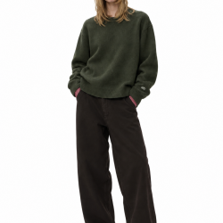 Round Collar Sweater Army Green