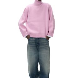 Turtleneck Sweater Pink