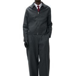 Goms Flannel Overshirt Dark Grey