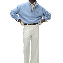 Half Zip Jacket Blue